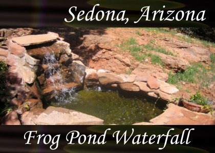SoundScenes - Atmo-AZ-Sedona - Frog Pond Waterfall 040