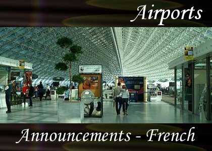 SoundScenes - Atmo-Airport - Announcements, French