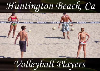 SoundScenes - Atmo-California - Huntington Beach, Volleyball Players