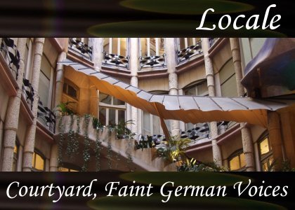 SoundScenes - Atmo-Locale - Courtyard with Faint German Voices
