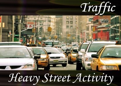Heavy Street Activity