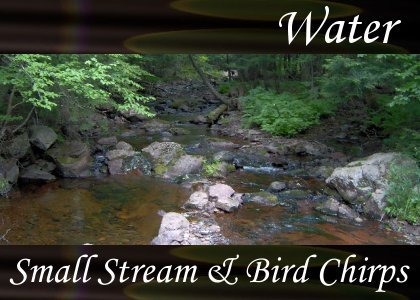 SoundScenes - Atmo-Water - Small Stream and Bird Chirps