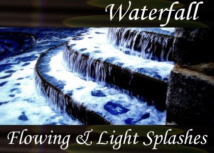 SoundScenes - Atmo-Waterfall - Flowing and Light Splashes