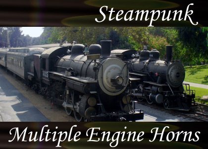 SoundScenes - Atmo-Steampunk - Multiple Engine Horns