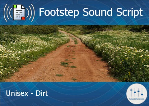 footstep script – unisex – dirt