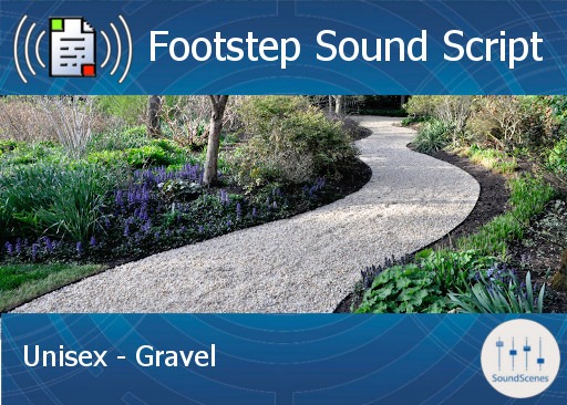 footstep script - unisex - gravel