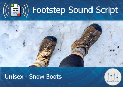 footstep script – unisex – snow boots